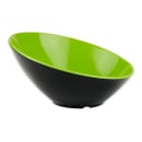 GET 16 oz Round Melamine Dessert Bowl, Green/Black (B-788-G/BK) thumbnail 2