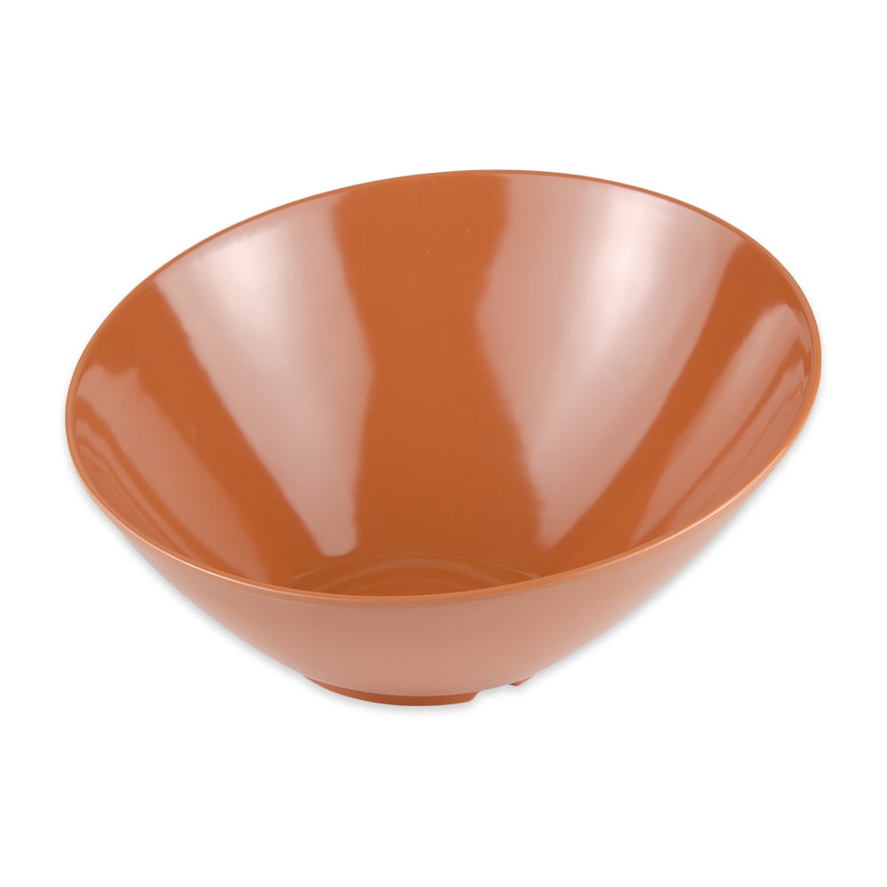 GET 1 1/10 qt Round Melamine Pasta Bowl, Orange (B-789-PK)
