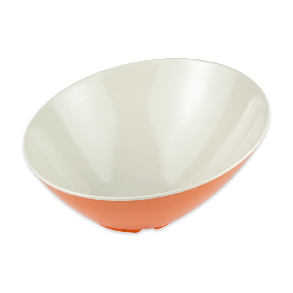 GET 1 1/10 qt Round Melamine Pasta Bowl, Orange (B-789-ST)