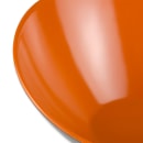 GET 24 oz Round Melamine Pasta Bowl, Orange/Black (B-792-OR/BK) thumbnail 5