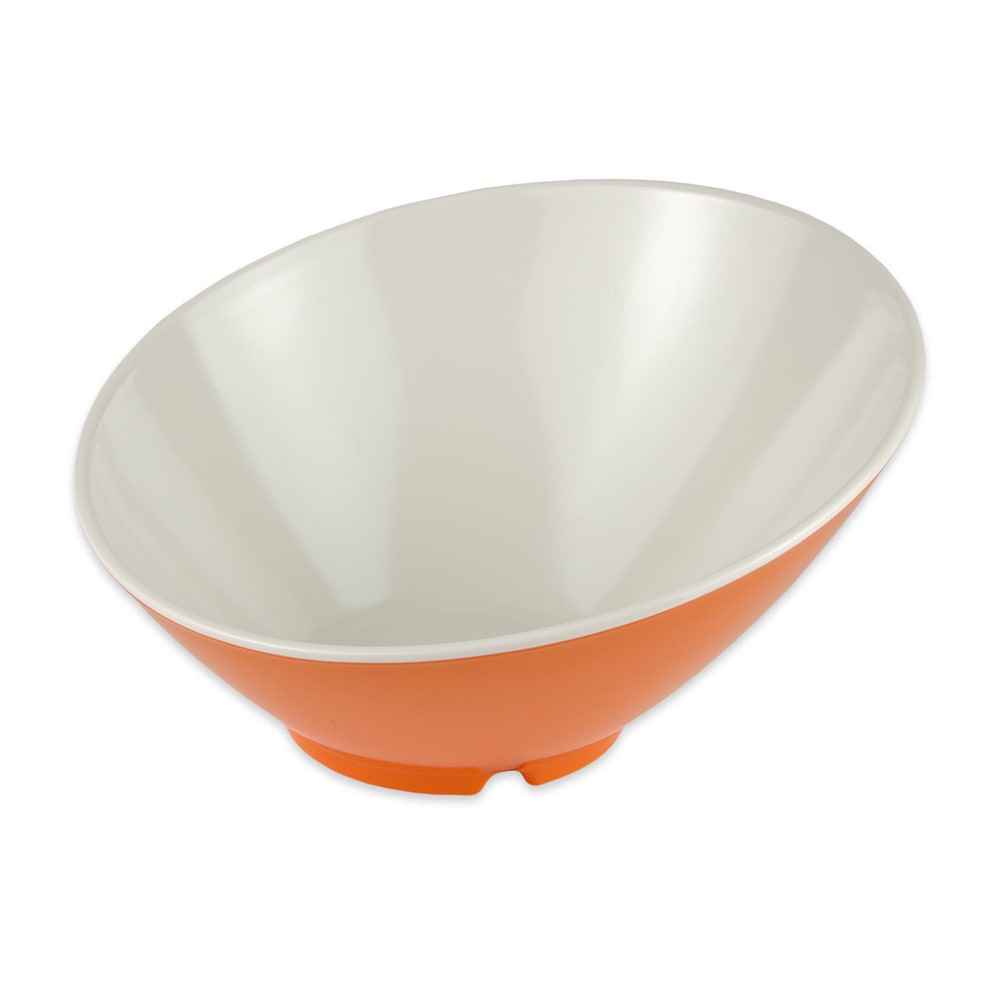 GET 24 oz Round Melamine Pasta Bowl, Orange (B-792-ST)