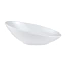 GET 1 1/10 qt Oval Melamine Fruit Bowl, White (B-797-W) thumbnail 2