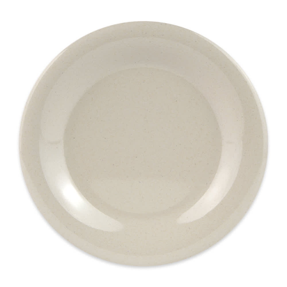 GET 6 1/2" Round Melamine Salad Plate, Beige (BAM-1006)