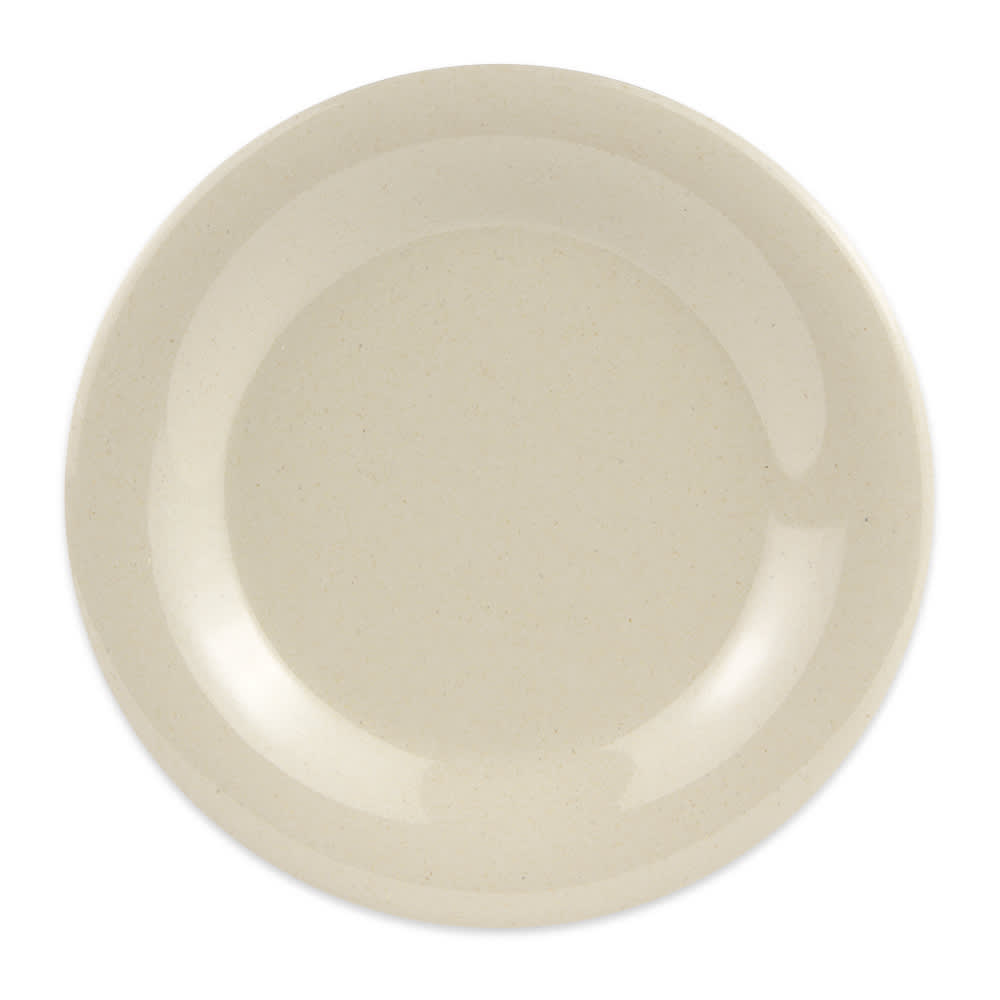 GET 7 1/2" Round Melamine Salad Plate, Beige (BAM-1007)