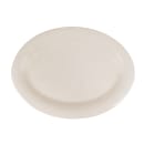 GET 12" x 9" Oval BambooMel Platter - Melamine, Beige (BAM-1201) thumbnail 2