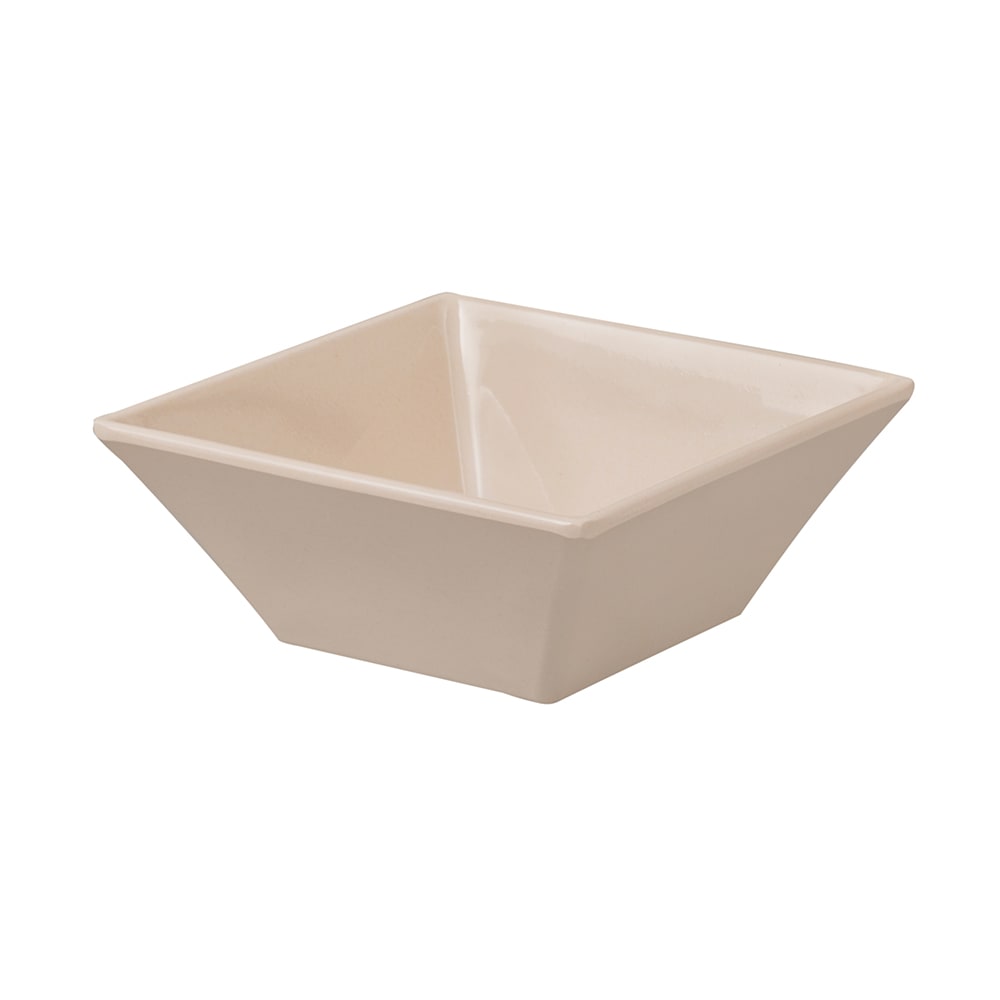 GET 14 oz Square Melamine Salad Bowl, Beige (BAM-1238)