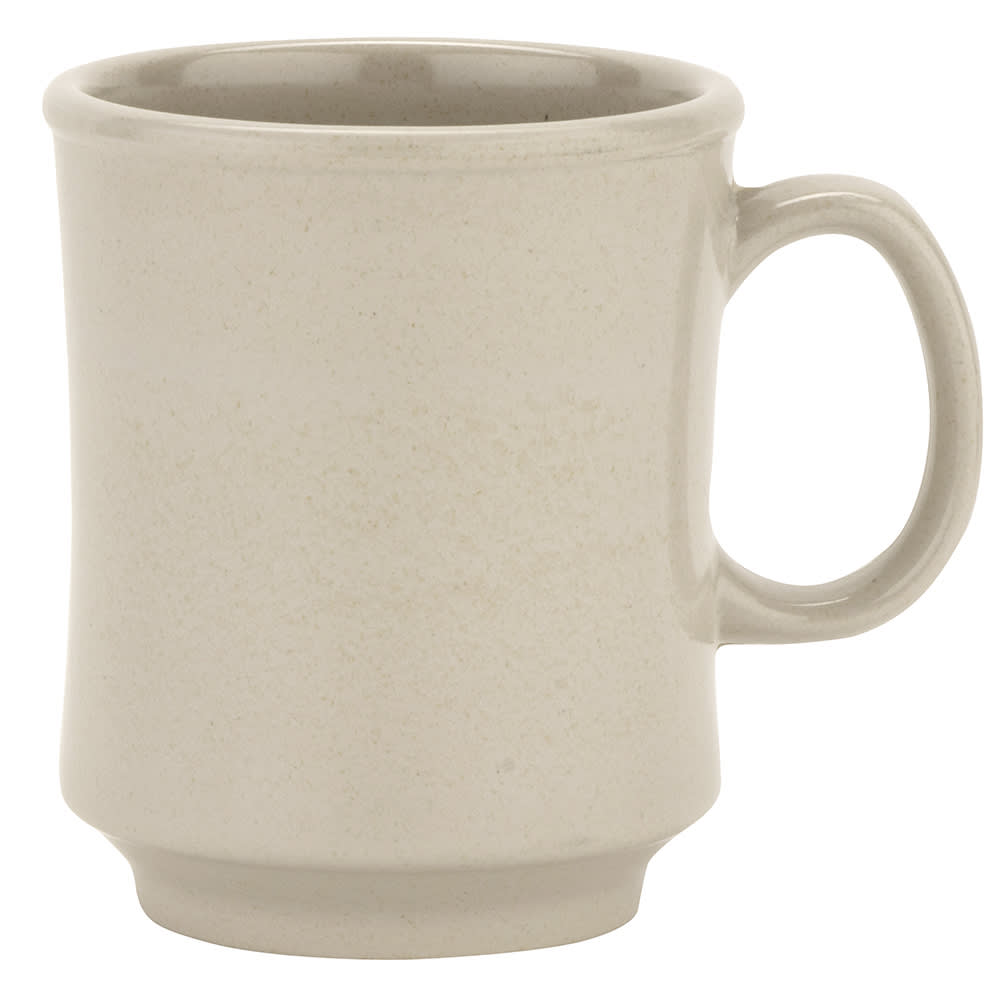 GET 8 oz Melamine Coffee Cup, Beige (BAM-1389)