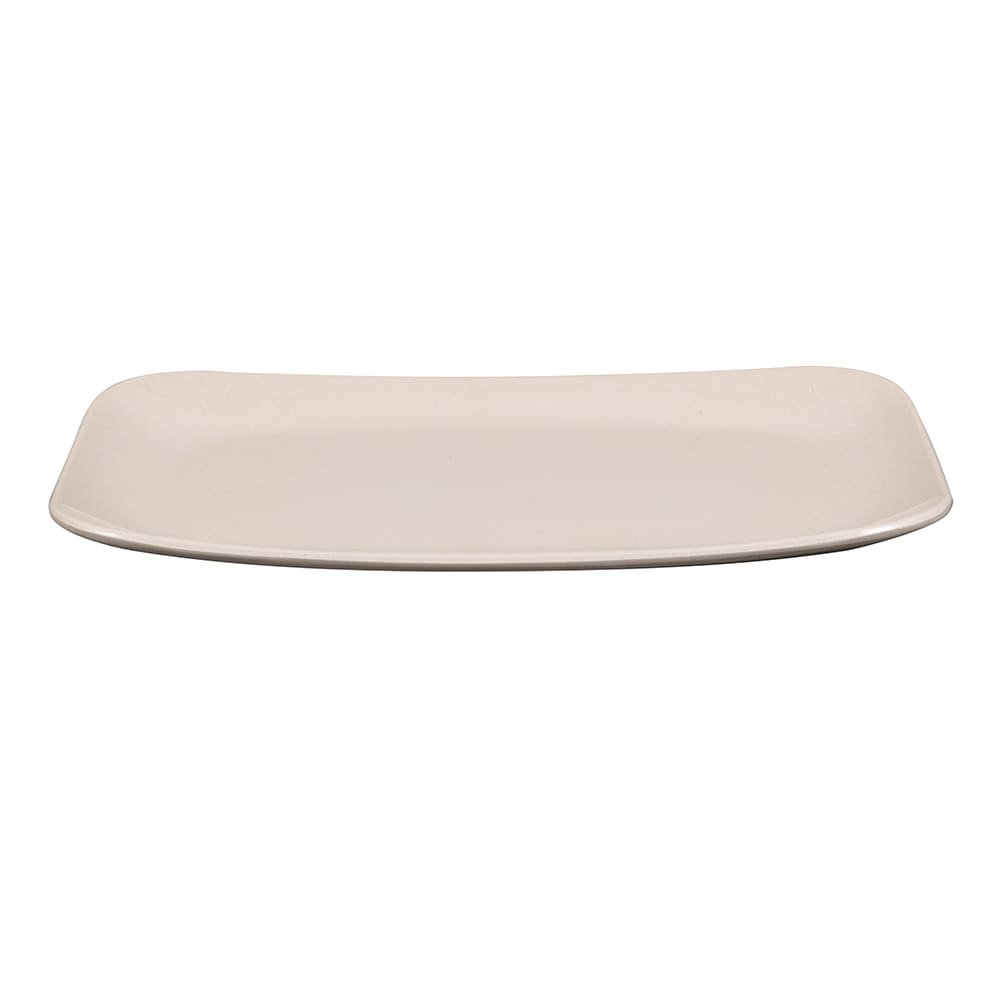 GET 11 1/4" x 7"  Rectangular BambooMel Platter - Melamine, Beige (BAM-16103)