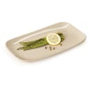 GET 11 1/4" x 7"  Rectangular BambooMel Platter - Melamine, Beige (BAM-16103) thumbnail 4