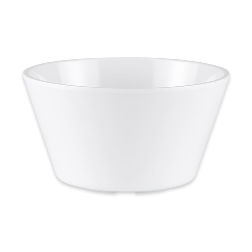 GET 4" Round Bouillon Cup w/ 8 oz Capacity, Melamine, White (BC-007-W)
