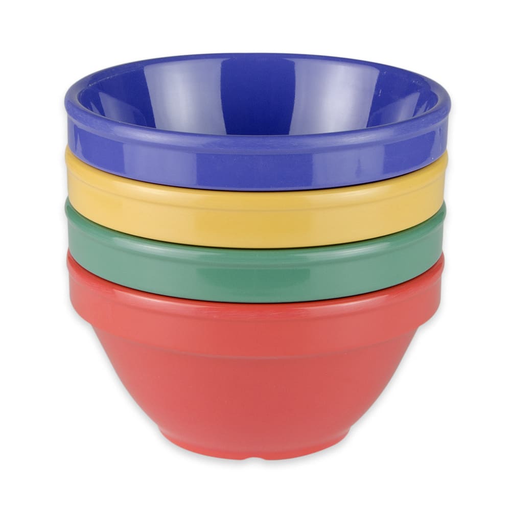 GET 8 oz Round Melamine Bouillon Cup, Assorted Colors (BC-170-MIX)