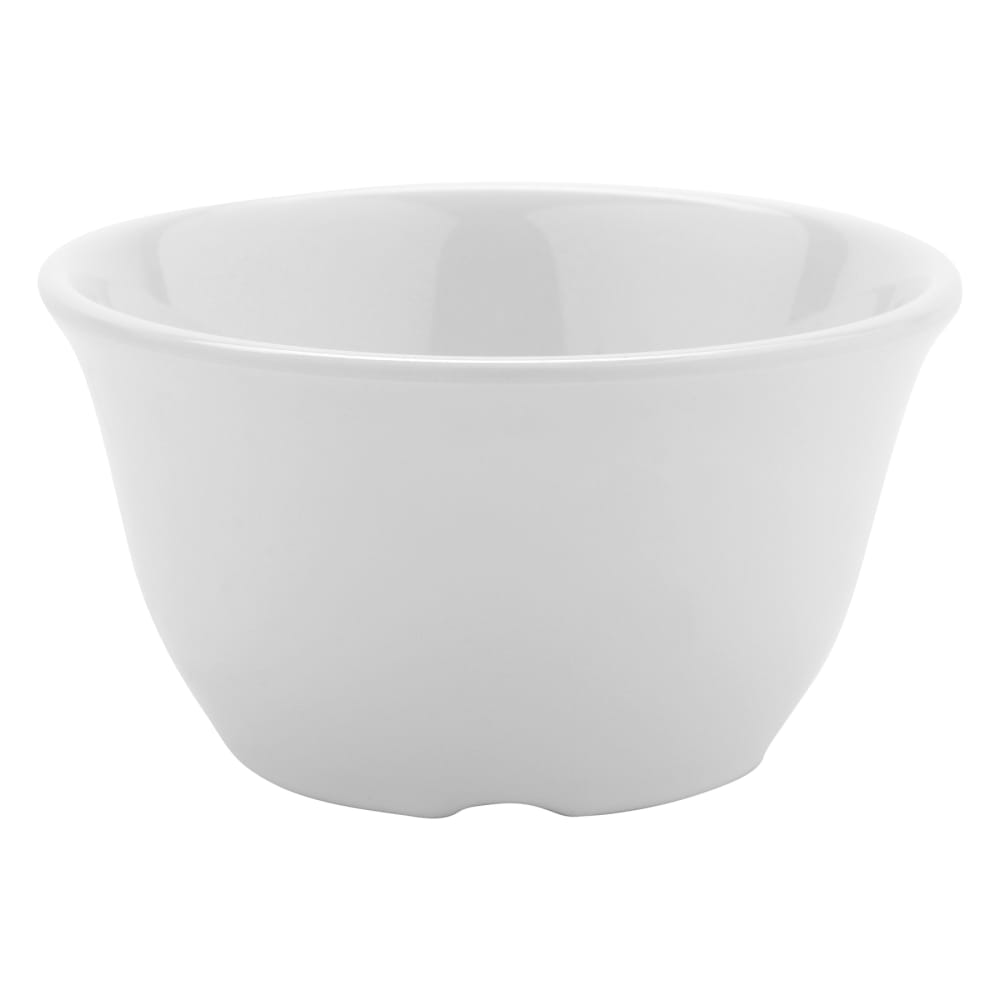 GET 4" Round Bouillon Cup w/ 7 oz Capacity, Melamine, White (BC-70-DW)