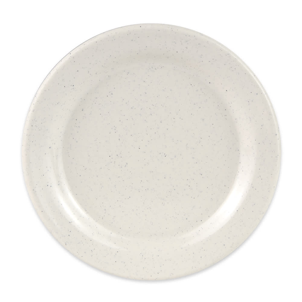 GET 6 1/4" Round Melamine Dessert Plate, White (BF-060-IR)