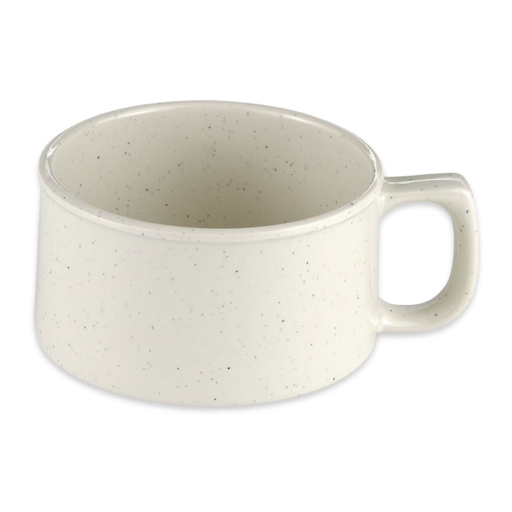 GET 4" Round Soup Mug w/ 11 oz Capacity, Melamine, White (BF-080-IR)