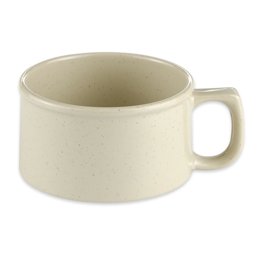 GET 4" Round Soup Mug w/ 11 oz Capacity, Melamine, Sandstone (BF-080-S)