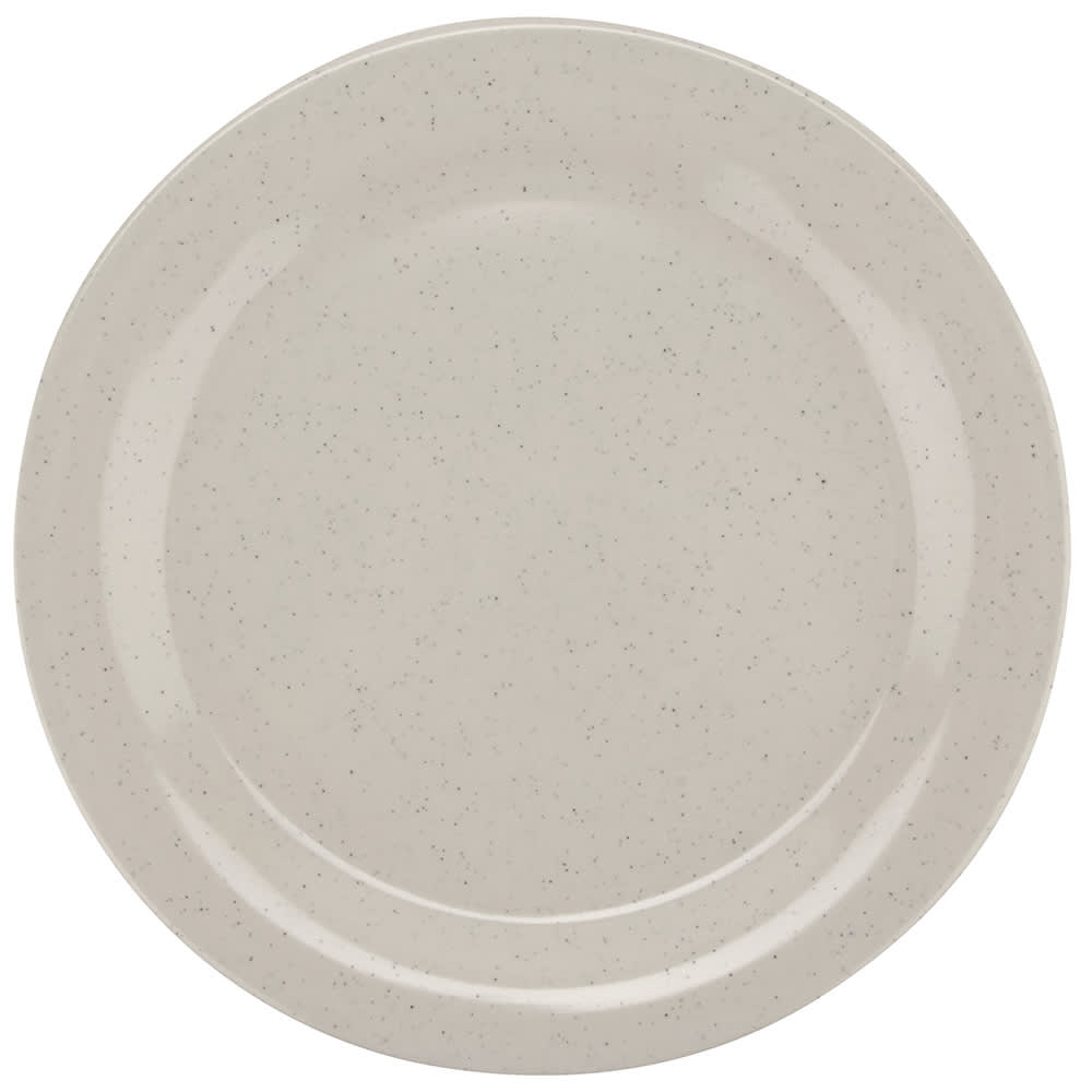 GET 9" Round Melamine Dinner Plate, White (BF-090-IR)
