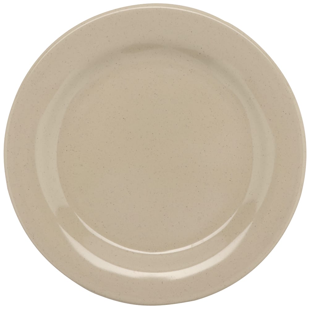 GET 7 1/2" Round Melamine Dessert Plate, Sandstone (BF-700-S)