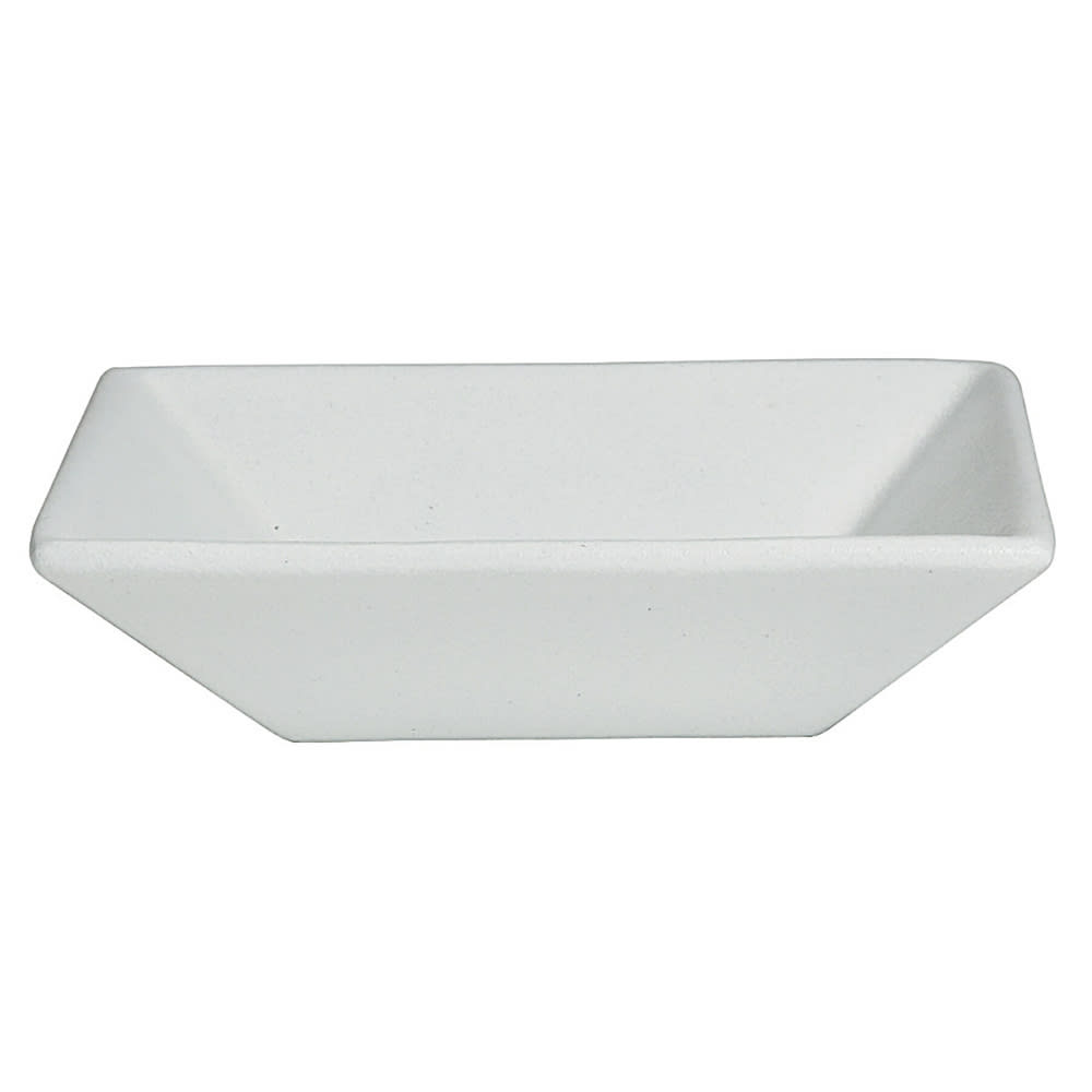 Bugambilia 5 1/2 qt Square Bowl - Resin Coated Aluminum, White (BSD15WW)