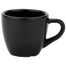 GET 3 oz Melamine Espresso Cup, Black (C-1004-BK) thumbnail 3