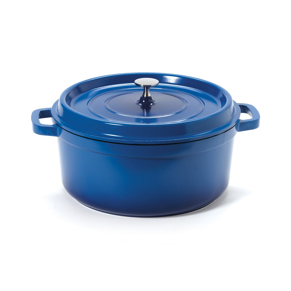 GET 6 1/2 qt Ceramic Coated Aluminum Dutch Oven, Cobalt Blue (CA-006-CB/BK/CC)