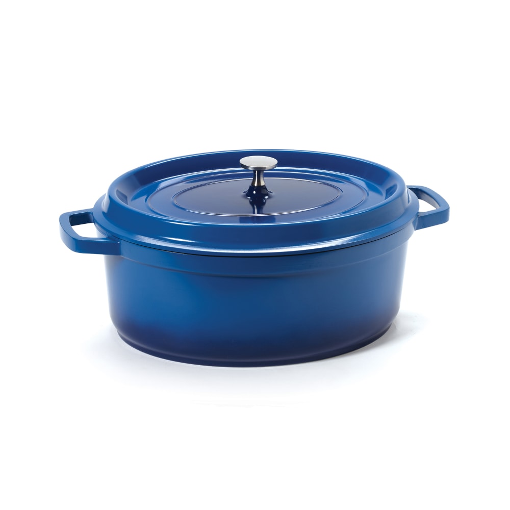 GET 6 1/2 qt Ceramic Coated Aluminum Dutch Oven, Cobalt Blue (CA-007-CB/BK/CC)