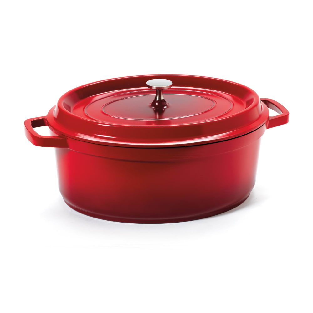 GET 6 1/2 qt Ceramic Coated Aluminum Dutch Oven, Red (CA-007-R/BK/CC)