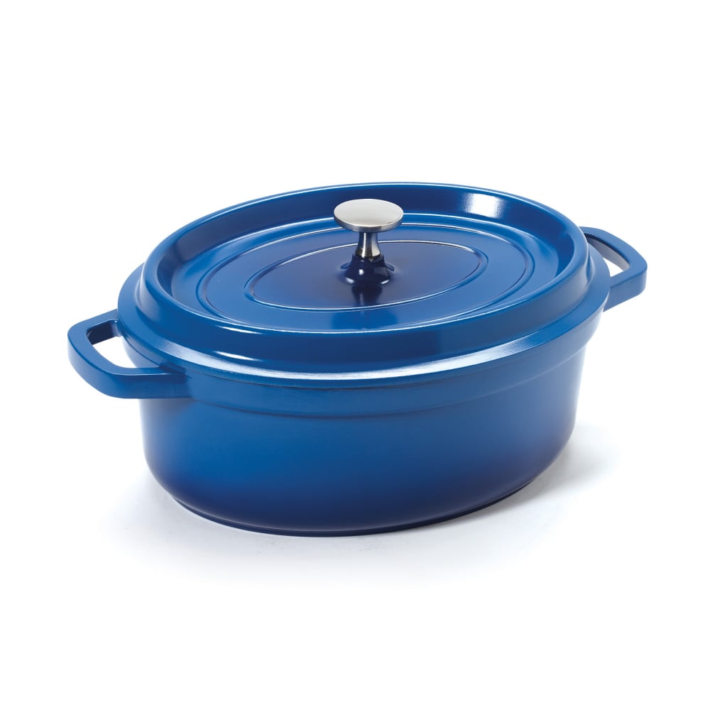 GET 3 1/2 qt Ceramic Coated Aluminum Dutch Oven, Cobalt Blue (CA-009-CB/BK/CC)