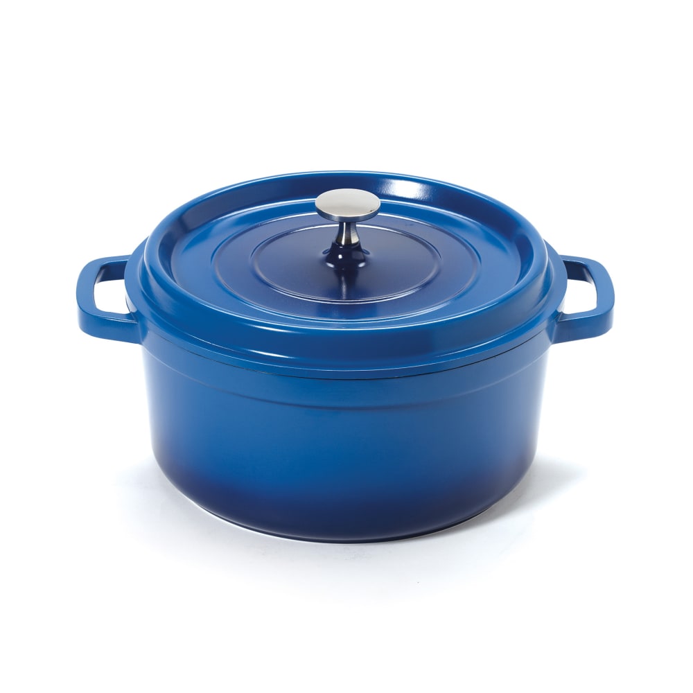 GET 4 1/2 qt Ceramic Coated Aluminum Dutch Oven, Cobalt Blue (CA-012-CB/BK/CC)