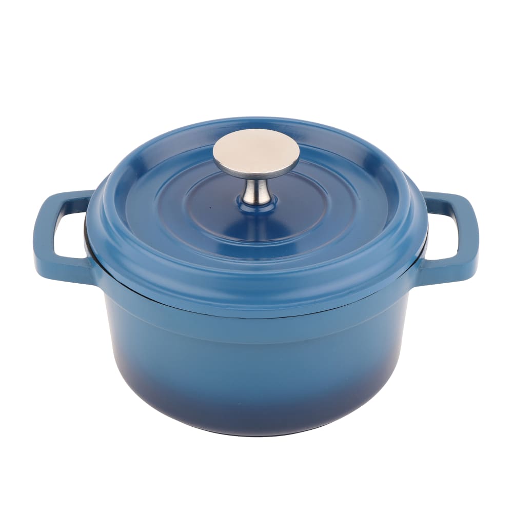 GET 3/4 qt Ceramic Coated Aluminum Dutch Oven, Cobalt Blue (CA-013-CB-CC)