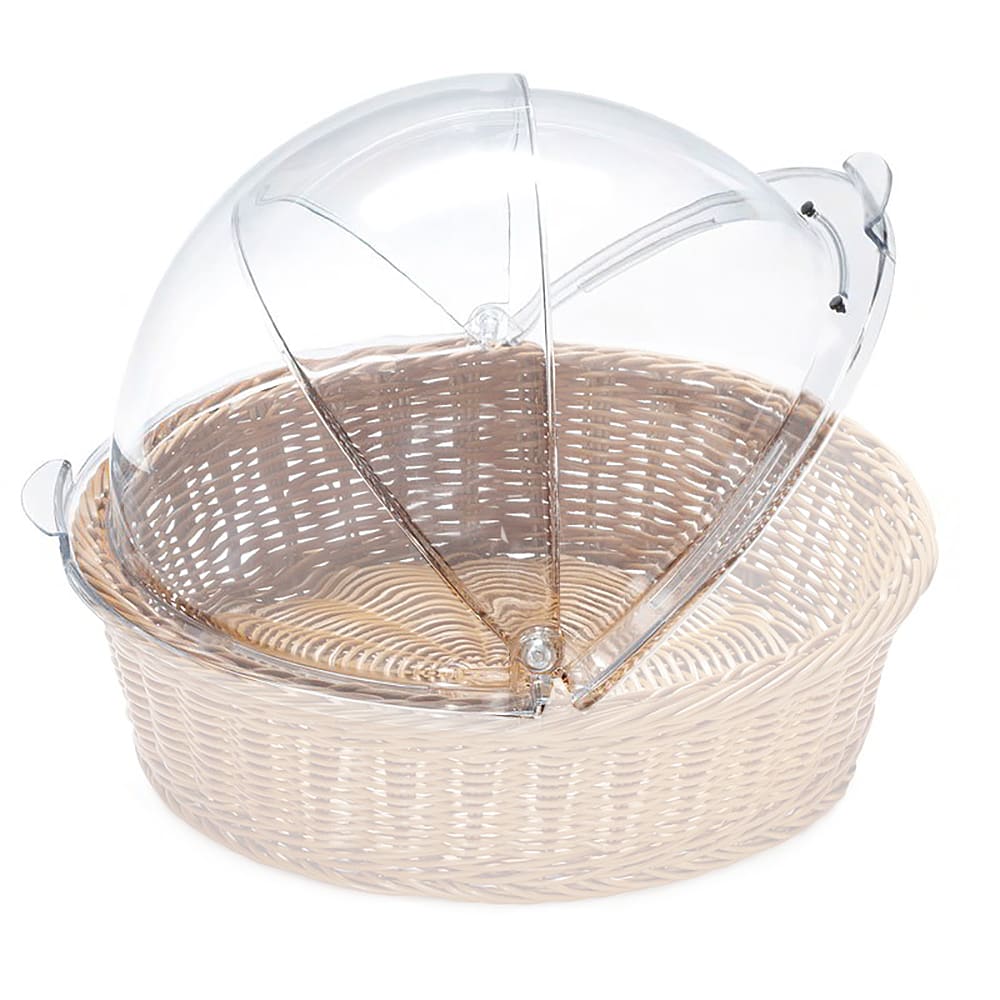 GET 16 1/4" Round Basket Cover Only for WB 1551, Polycarbonate, Clear (CO-2098-CL)
