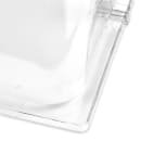 GET Rectangular Basket Cover Only for WB 1552, 21 1/4" x 13" x 7", Polycarbonate, Clear (CO-3065-CL) thumbnail 4