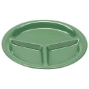GET 10 1/4" Round Melamine Dinner Plate, Green (CP-10-FG) thumbnail 2