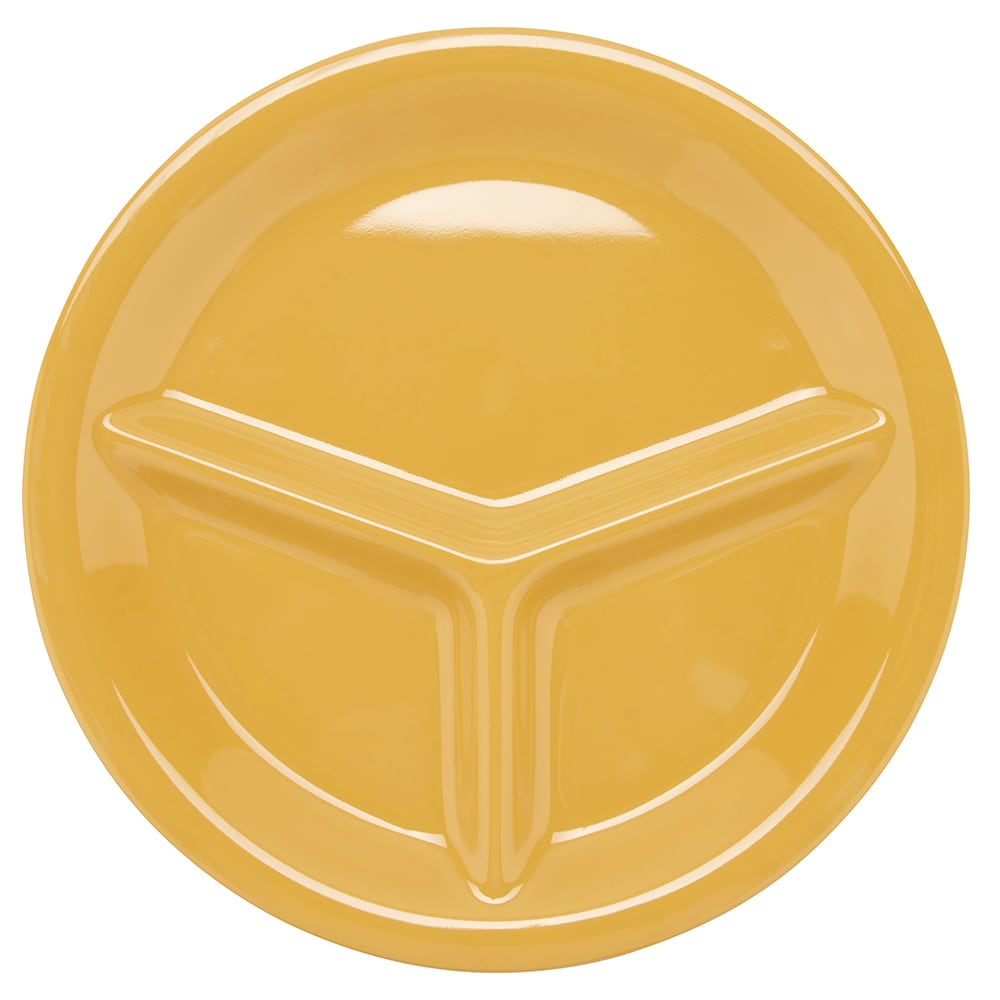 GET 10 1/4" Round Melamine Dinner Plate, Yellow (CP-10-TY)