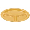 GET 10 1/4" Round Melamine Dinner Plate, Yellow (CP-10-TY) thumbnail 2