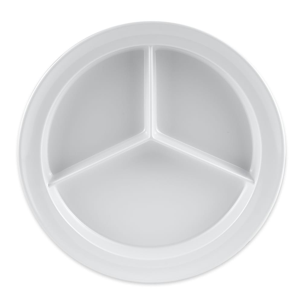 GET 9" Round Melamine Dinner Plate, White (CP-530-W)