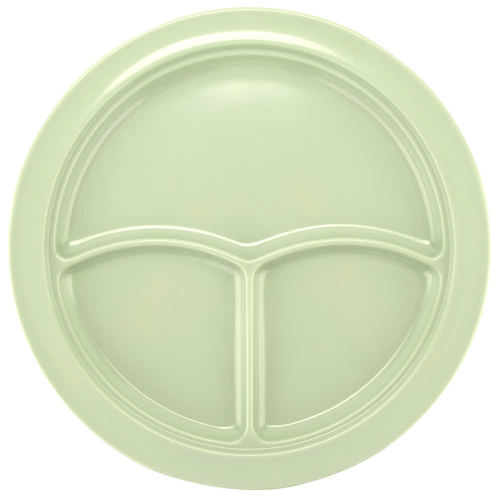 GET 10" Round Melamine Dinner Plate, Green (CP-531-G)