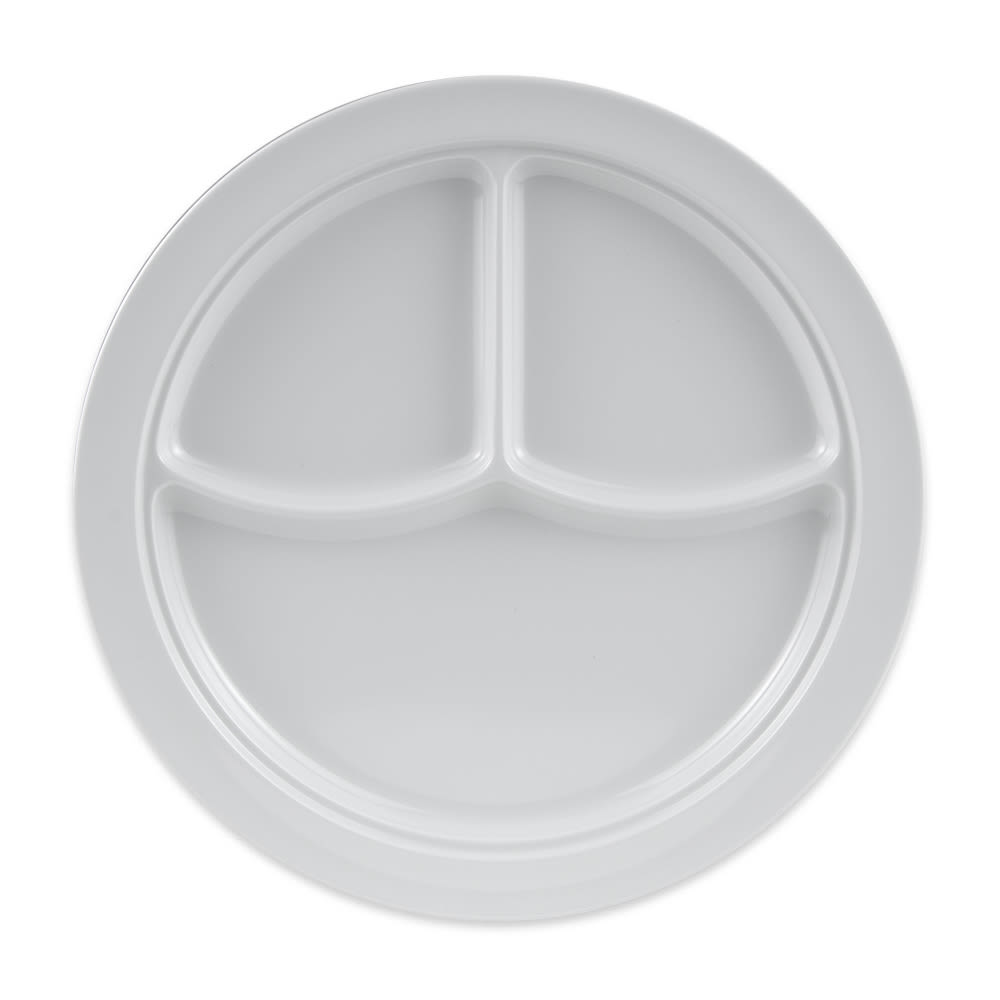 GET 10" Round Melamine Dinner Plate, White (CP-531-W)