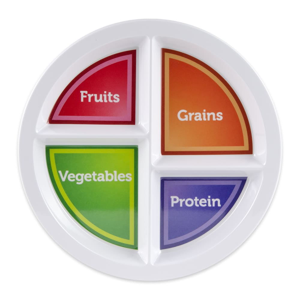 GET 10" Round Melamine Dinner Plate, White (CP-534-CMP)