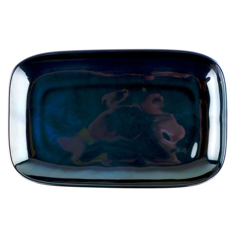GET 12" x 7 1/2" Rectangular Platter - Melamine, Cosmo Blue (CS-117-CSB)