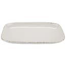 GET 12" x 7 1/2" Rectangular Rustic Mill Platter - Melamine, White (CS-117-RM) thumbnail 2