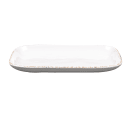 GET 12" x 7 1/2" Rectangular Urban Mill Platter - Melamine, White (CS-117-UM) thumbnail 3