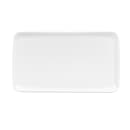 GET 12" x 7" Rectangular Coralline Platter - Melamine, White (CS-1270-CN-W) thumbnail 2