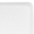 GET 12" x 7" Rectangular Coralline Platter - Melamine, White (CS-1270-CN-W) thumbnail 5