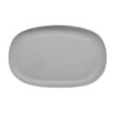 GET 14" x 10" Oval Riverstone Platter - Melamine, Light Gray (CS-1410-LG) thumbnail 2