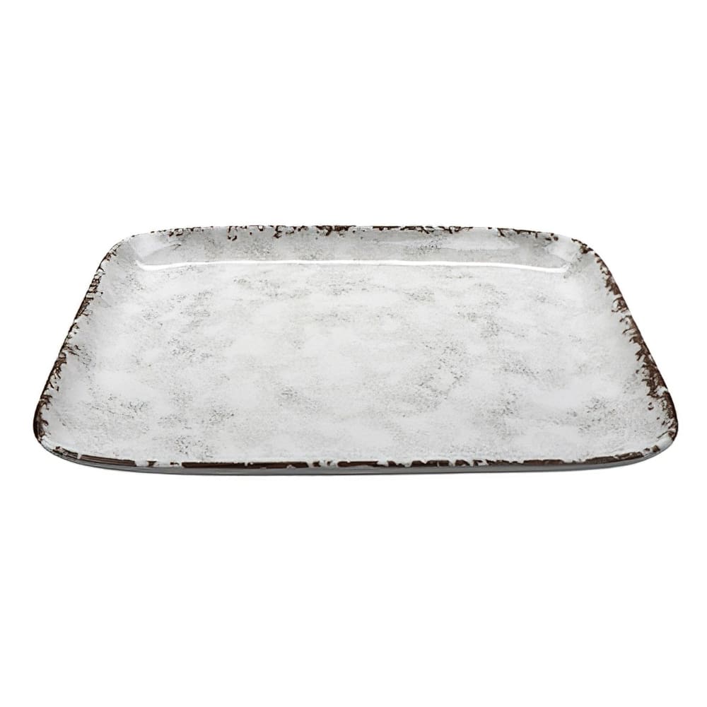 GET 14" x 11 1/2" Rectangular French Mill™ Platter - Melamine, French Mill (CS-1412-FM)