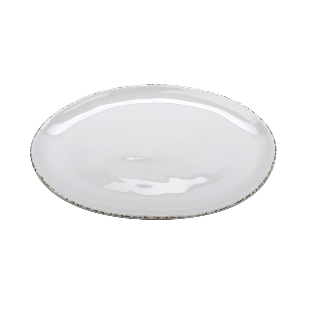 GET 15" x 11" Oval Platter - Melamine, Cream (CS-1511-UM)