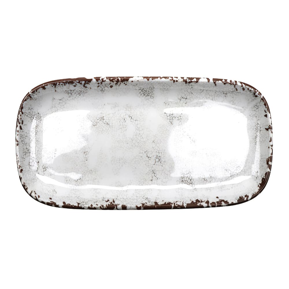 GET Rectangular Display Tray, 15" x 7 1/2", Melamine, French Mill (CS-1576-FM)