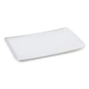 GET 18" x 11" Rectangular Coralline Platter - Melamine, White (CS-1811-CN-W) thumbnail 3