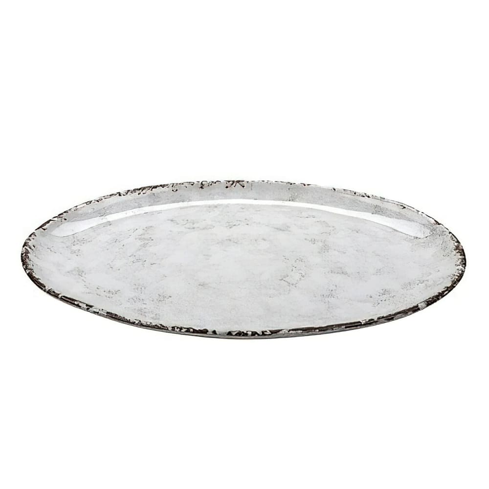 GET 18" x 13" Oval Platter - Melamine, French Mill (CS-1813-FM)