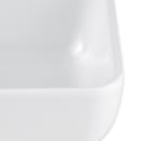 GET 16 oz Square Melamine Fruit Bowl, White (CS-4722-W) thumbnail 5
